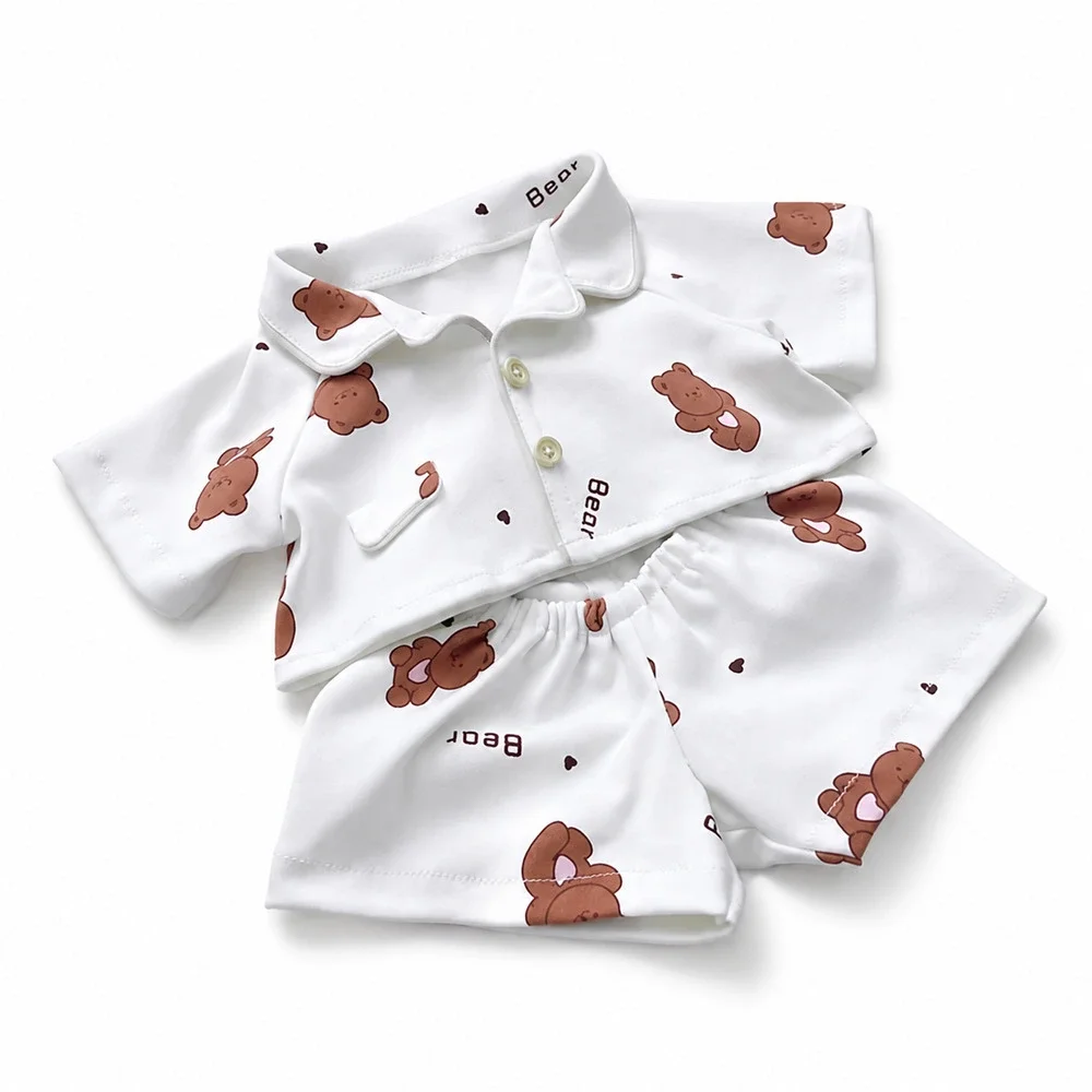 Bartholomew bear cute clothes outfits - Heart Bear Loungewear Set[BXYC-26-16IN]